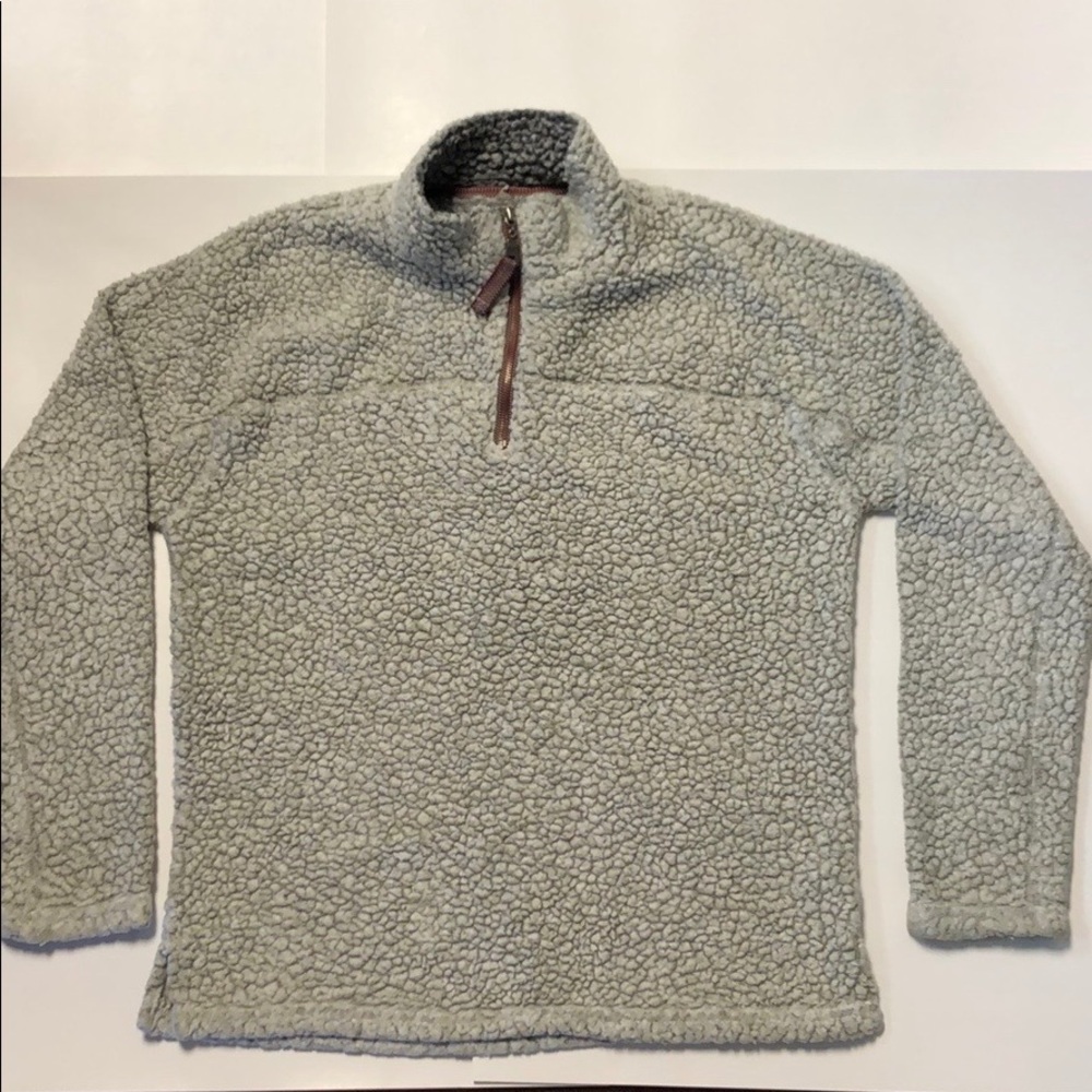 True Grit Frosty Tipped Pile 1/4 ZIp Pullover